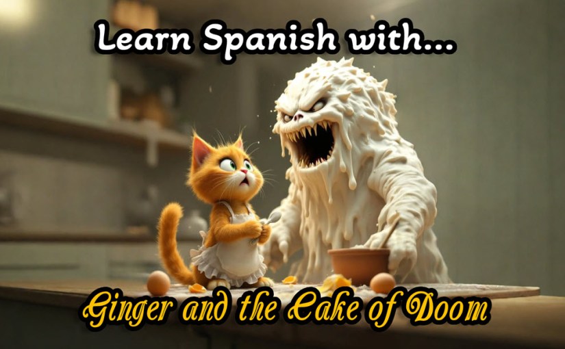 Teach Kids Spanish with Bilingual Story Ginger and the Cake of Doom
