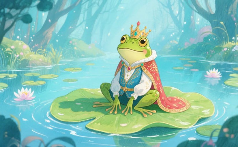 Frog Prince - Bilingual Fairytale for Kids and Beginners to Learn Spanish