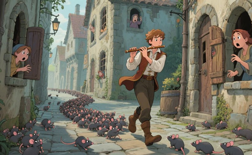 The Pied Piper of Hamlin – Free Story in Simple Spanish with English&nbsp;Translation