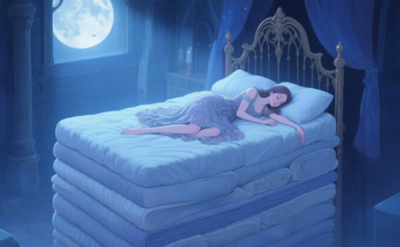 The Princess and the Pea in Spanish-English for Kids and Beginner Language&nbsp;Learners